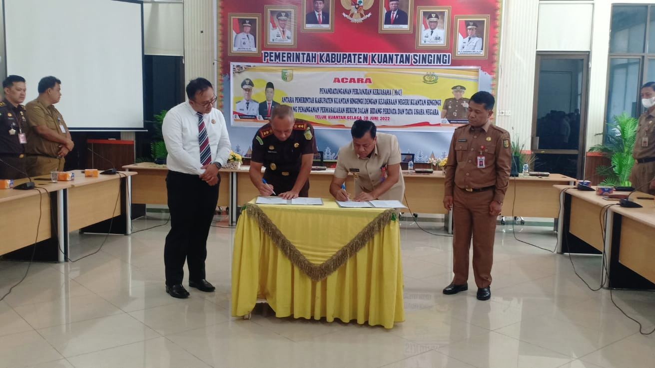 Kejari Kuansing Berikan Pendampingan Hukum ke Pemkab