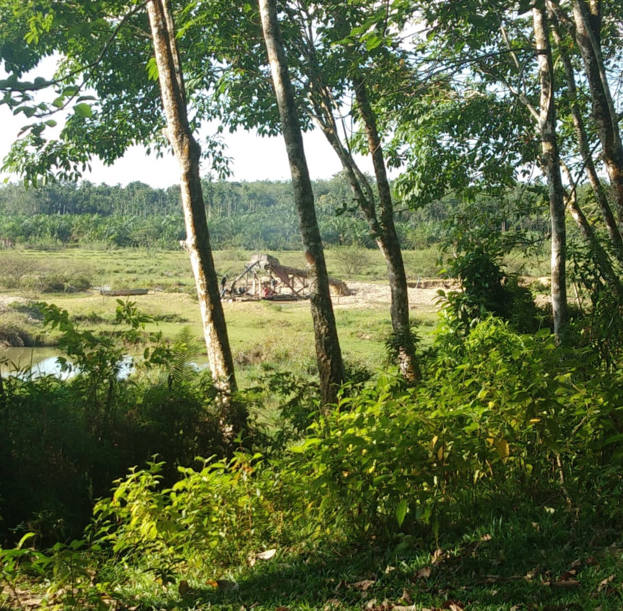 Temukan penambang Emas Ilegal  Rakit (PETI)di Desa Tanah Begali,Yang tak pernah di Sentuh Hukum