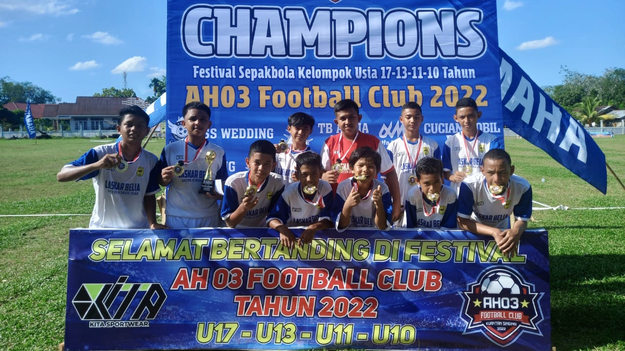 Tim SSB LBSS Meraih Juara Pertama di Tiga Kategori