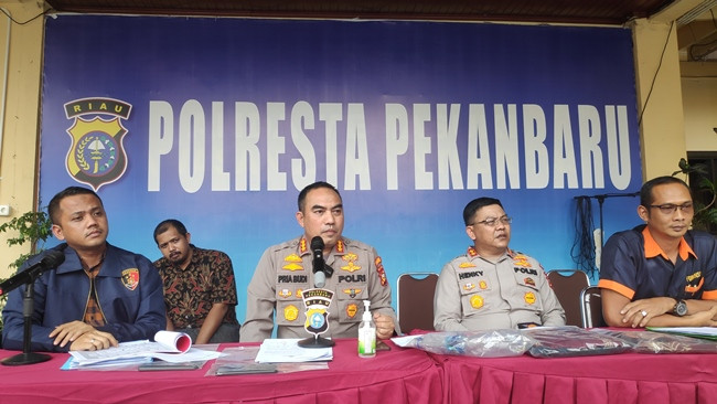 Polresta Pekanbaru Nyatakan Murni Bunuh Diri