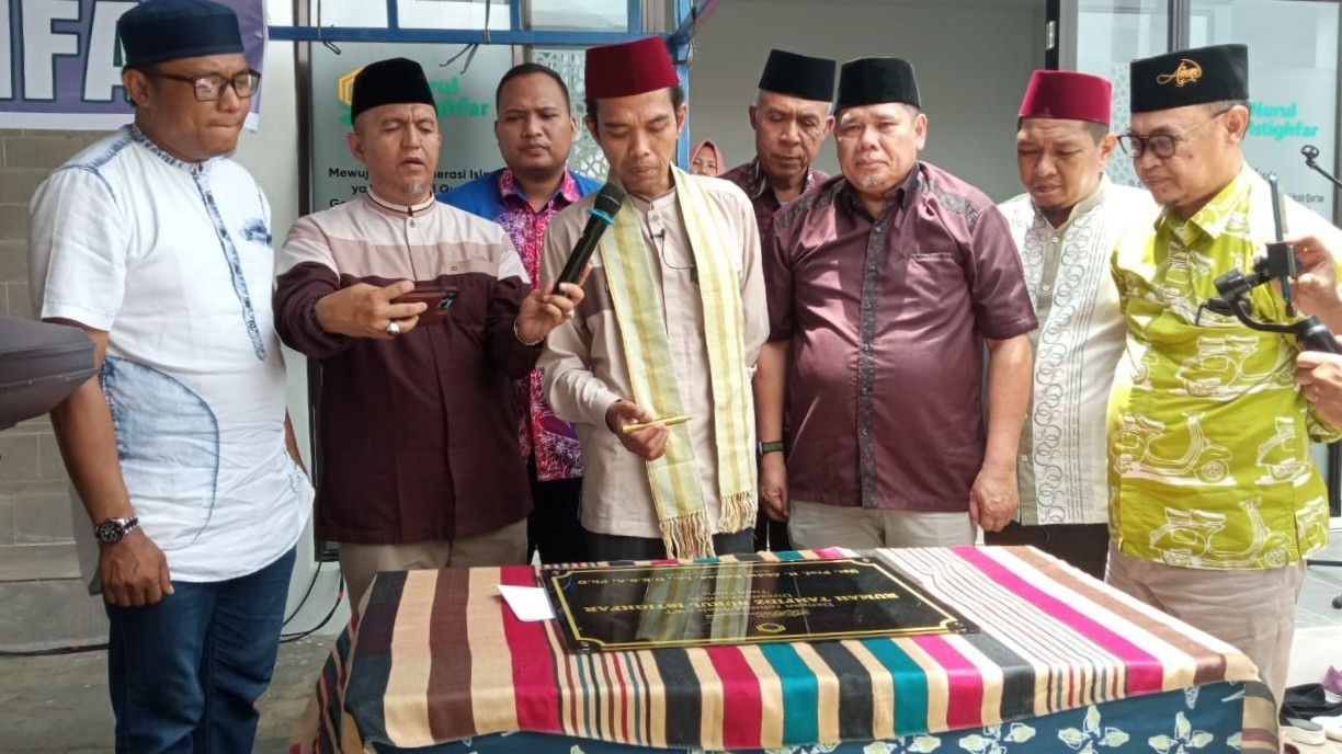 UAS Resmikan Rumah Tahfidz Pengurus JMSI