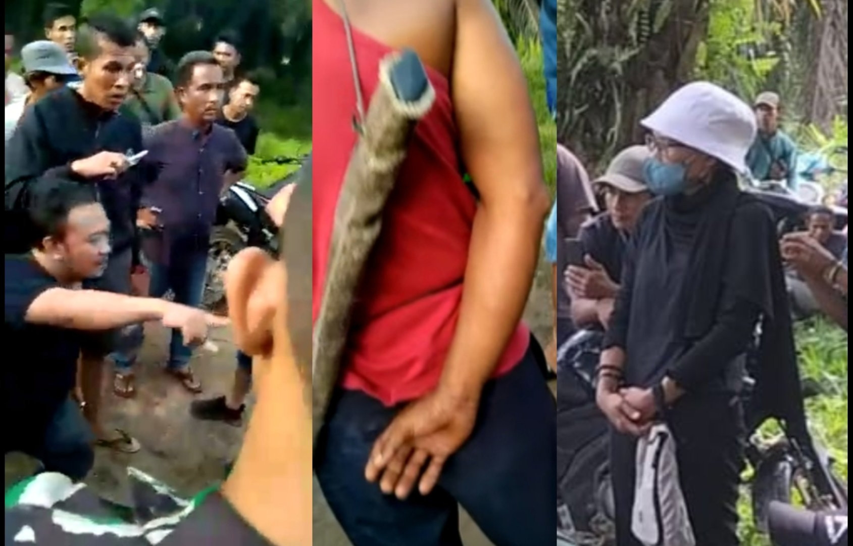 Sekelompok Pereman Sengaja Rekam dan Pojokan TNI Yang Lakukan Pengamanan Kebun di Inhu