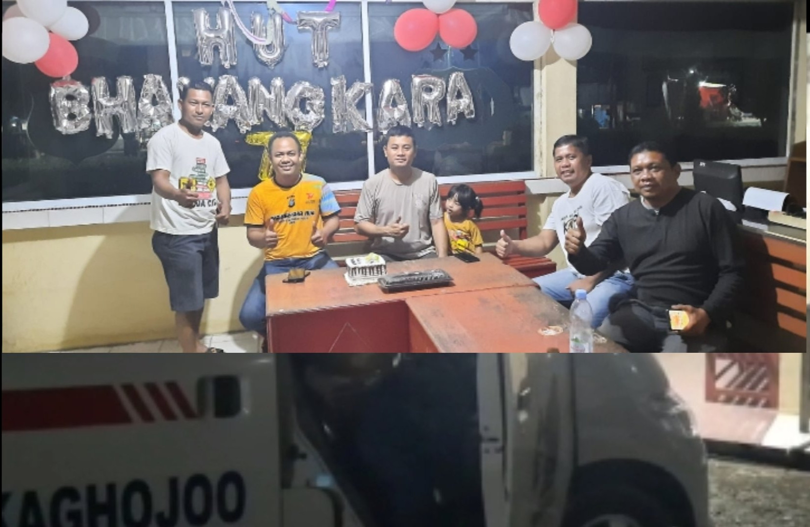 1 Juli 2023, Dodi Irawan Gunakan Ambulan ke Polsek Peranap