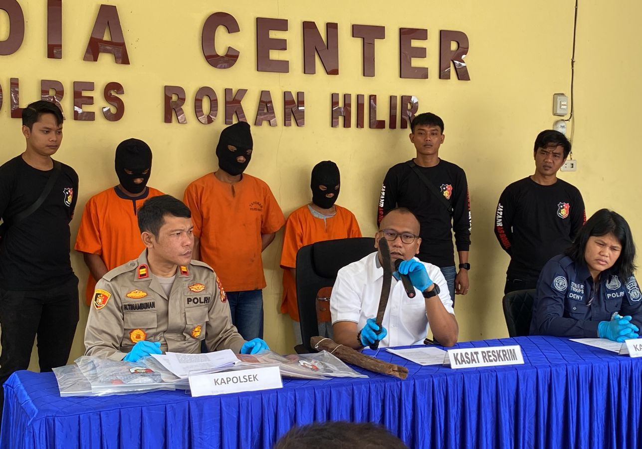 Algojo Kampungan,Diorder Membunuh Dengan Upah Dua Juta Rupiah,Kini Huni RTP Polres Rohil