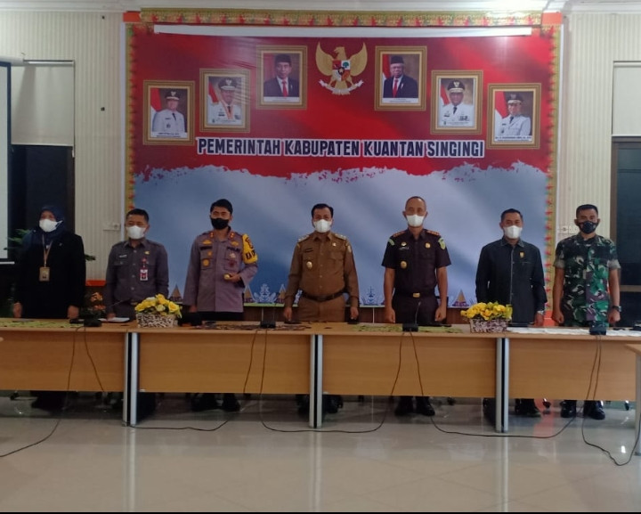 Forkopimda Kunasing Ikut Peringatan Hari Otonomi Daerah XXVI Se-Indonesia Secara Virtual