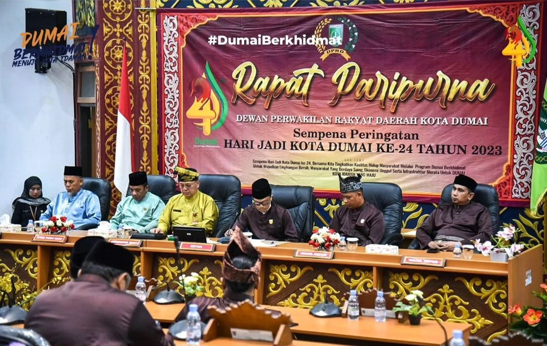 DPRD Gelar Rapat Paripurna Istimewa Hari Jadi Kota Dumai Ke-24