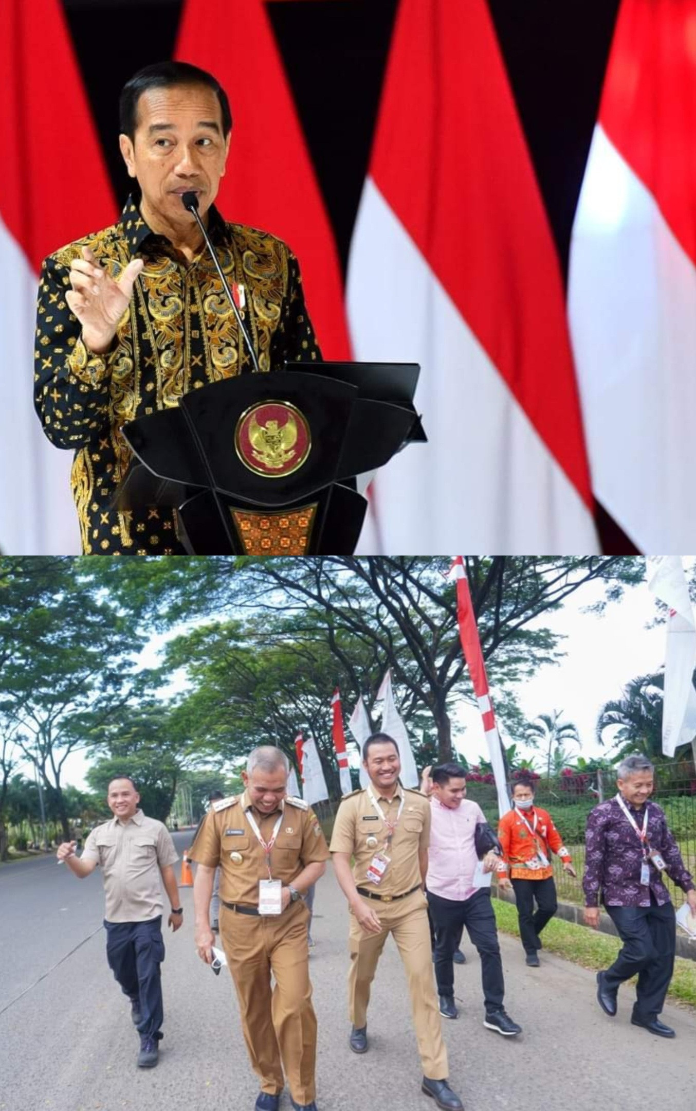 Presiden Jokowi Puji Kinerja PJ  Bupati Kampar 
