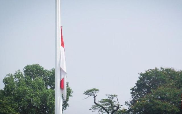 Lantamal Ambon Kibar Bendera 1/2 Tiang untuk Marinir Tewas Korban KKB