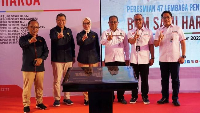 Peresmian BBM Satu Harga Serentak, 400 Penyalur Sudah Beroperasi