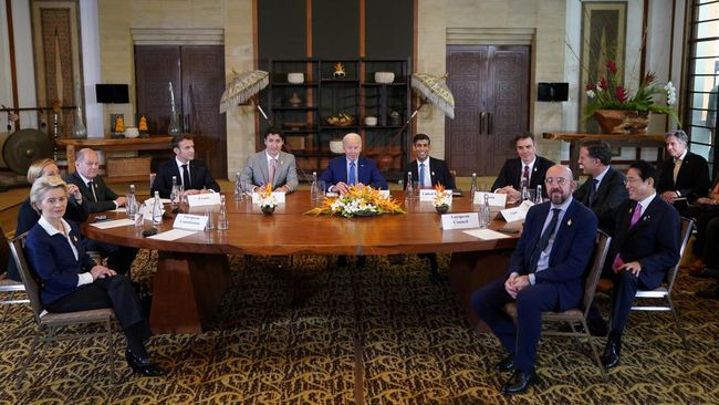 G7-NATO Kutuk Serangan Biadab Rudal Rusia ke Ukraina saat KTT G20