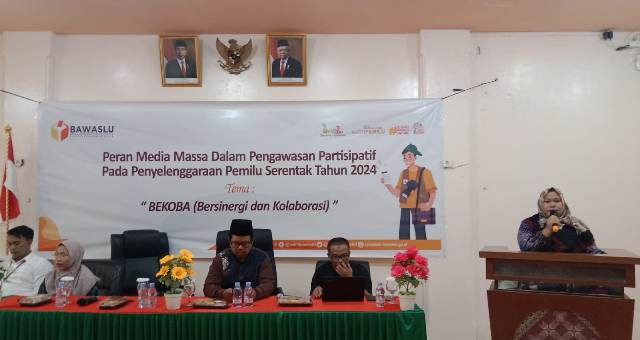 Bawaslu Rohil Sosialisasikan Pemilu Tahun 2024 Dan Luncurkan " Bekoba " Libatkan Jurnalis Dan Media