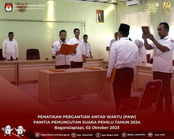 Dikonfirmasi, Ketua KPUD Rohil Bungkam, Kok Begitu