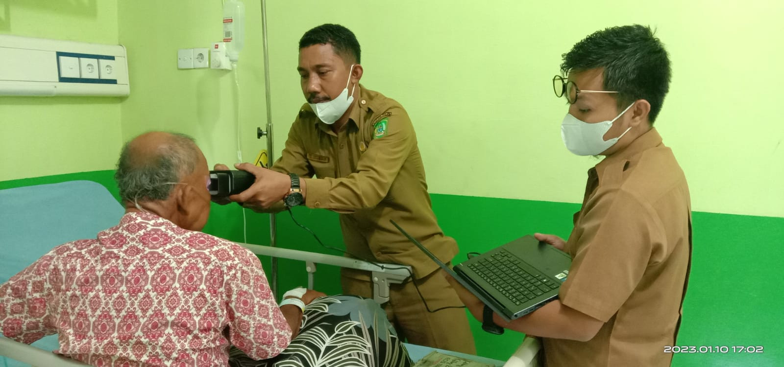 Ketua PK KNPI Bangko Sambut Baik Disdukcapil Rohil Rekam e KTP Warga, Jemput Bola